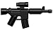 BrickArms 2.5 Scale LOOSE Weapon ARC Advanced Recon Carbine Black_s-1