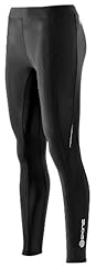 Skins A200 Women's Compression Long Tights, Medium, Black/Black 