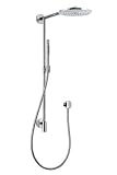Hansgrohe 27166000 Raindance Connect 180 Showerpipe EcoSmart mit Brausenarm 460 mm DN15