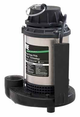 Wayne CDUCAP995 3/4 Horsepower Stainless Steel and Cast Iron Switch Genius Technology Sump Pump