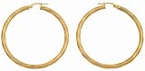 Image of 9ct Yellow Gold UER 024Y Ladies Hoop Earrings