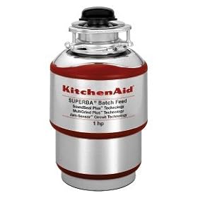KitchenAid KBDS100T NA Batch Feed 1 HP MultiGrind Plus- Disposer KBDS100T