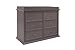 Million Dollar Baby Foothill-Louis 6-Drawer Changer Dresser with Tray, WeaThered Grey