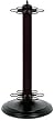 24 High Pool Cue Holder Finish: Matte Black/Matte Black