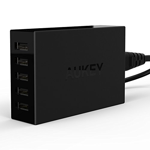 Caricabatterie da muro Aukey 5 porte USB AiPower