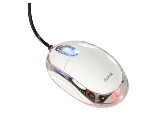 Mouse Saitek Notebook Optical Mouse white