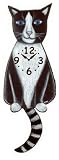 Tuxedo Cat Clock