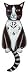Tuxedo Cat Clock