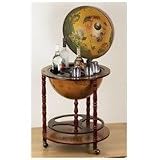 KasselTM 17-1/2 (450mm) Diameter World Globe with Built-In Bar