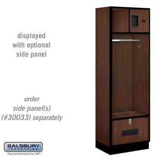 Open Access Designer Wood Locker - 18 Inches 