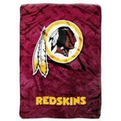 Washington Redskins Royal Plush Raschel NFL Blanket (Flash Series) by Northwest (60