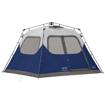 Blue Coleman 10 X 9 6 Person Instant Tent Camping Trip Outdoor Woods