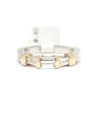 14k Two-Tone Gold Antique Design Comfort Fit Diamond Ring ( 0.62 CTTW, G-H Color, SI1-SI2 Clarity )