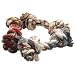 2 Knot Extra Large Tug Rope Bone - Multi Color (10 inch)