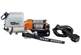 Warn 1700 Dc Powered 1700 Pound Capacity 12v Utility Winch