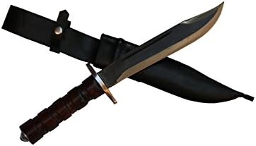 Genuine Gurkha 8" Double Blocker Double Edged Rust Free Knife - Handmade by Khukuri Trade