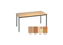 Trexus Office Rectangular Table with 18mm Top in Maple 1200mm Wide