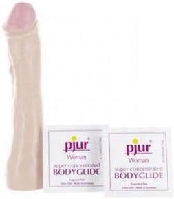 Bundle Wee-Willy Dong 6in and 2 pack of Pink Silicone Lubricant 3.3 oz