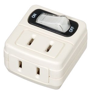 【クリックでお店のこの商品のページへ】ヤザワ 省エネタップ(2個口) SH102WH