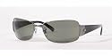 Ray-Ban RB 3332 004/58 Gunmetal UNDERCURRENT Sunglasses with Polarized Grey Lenses $152.00