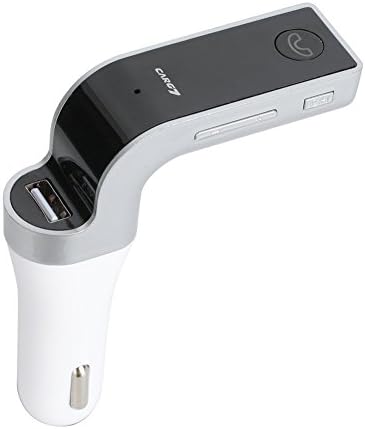 Ourdevice Car G7 Bluetooth FM Transmitter With TF/USB flash drives Music Player (Silver)