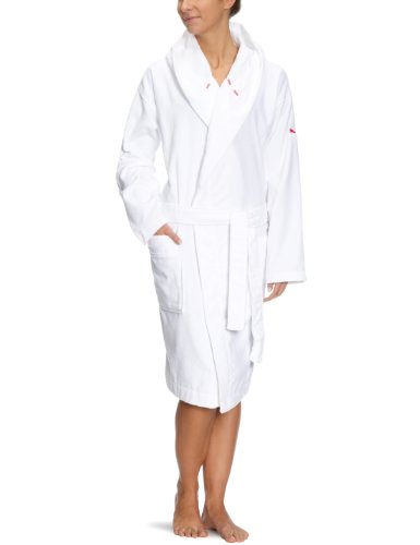 PUMA Damen Bademantel Foundation, white, S, 819436 01
