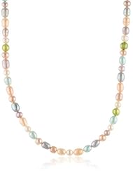 Multi-Pastel Freshwater Cultured Pearl Necklace