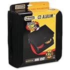 High-Capacity Nylon 320-Cd Wallet Album With Briefcase Style Handle, Black by Fellowes
