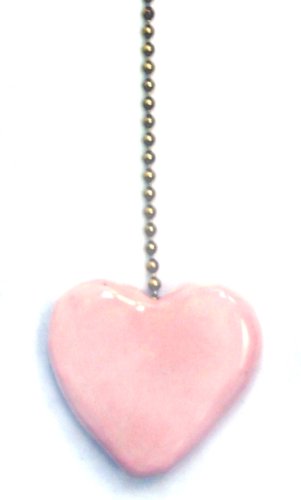 Ceiling Fan Pull Chain: Pink Heart