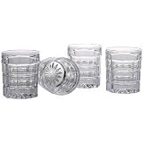 Thomas O'Brien Darby Crystal Double Old Fashioneds, Set of 4