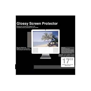 PCMICROSTORE 17 Inch LCD Monitor Glossy Protector Screen Shield With Wiping Cloth For Mac / PC