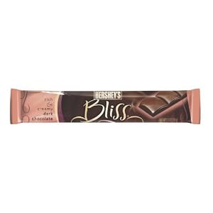 Hershey\’s Bliss Bar, Dark Chocolate, 1.3-Ounce Packages (Pack of 24)