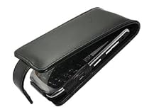 iTALKonline BLACK Flip Case/Cover/Holder/Skin For BlackBerry 8900 Curve (03006)