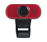 Logitech C210 Webcam - Red