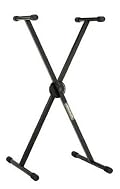 Hercules - EZ-LOK Single Braced X-Style Keyboard Stand KS110B