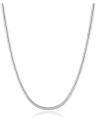 10K Gold 2mm Snake Chain Necklace, 16"