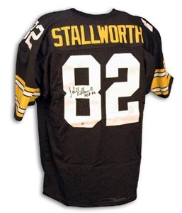 John Stallworth Signed Pittsburgh Steelers Throwback Black Jersey
