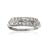 C. 1970 Vintage .40ct t.w. Diamond Wedding Ring In Gold. Size 6
