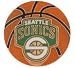 Seattle Supersonics Basketball Pin
