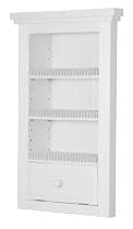 Racor HB100 Nooks CD Cabinet, White