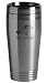 16-ounce Stainless Travel Mug - I Love My Borzoi