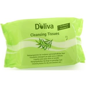  NATURWAREN Doliva Lingettes démaquillantes - 10 lingettes