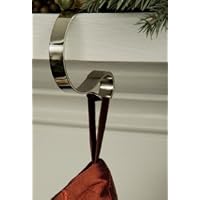 MantleClip Stocking Holders - Polished Silver (set of 4)
