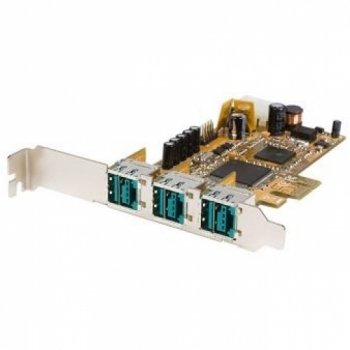 StarTech.com 3 Port PCI Express 12V Powered USB Adapter Card - USB Plus Power (PEX312PUSB)