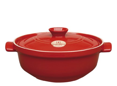 Emile Henry Flame-Top Ceramic Pot Red