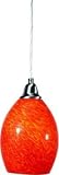 Pendant Light In Red Finish