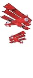 4' (120Cm) Fokker Triplane Red Baron Kite Handle & Line