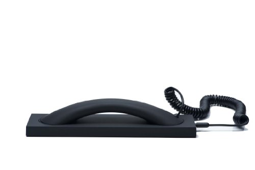 Native Union Curve Handset w/ Base  MM02-BLK-ST  - Black Soft Touch