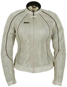 WILD ANNIE MOTORCYCLE JACKET CREAM SIZE:MED