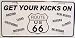 LP - 101 Route 66 Eight States License Plate - 8686